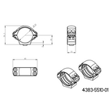 Base picatinny de una sola pieza de 30mm anillas para visor | con palancas 