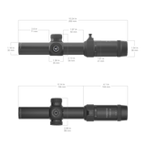 Vector Optics Alcance de rifle Forester 1-5x24SFP GenII 