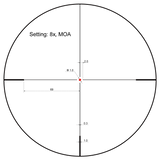 Vector Optics Alcance de rifle Forester 1-8x24 SFP 