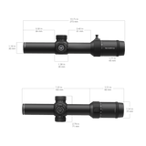 Vector Optics Alcance de rifle Forester 1-8x24 SFP 