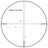 Vector Optics Alcance de rifle Forester 2-10x40SFP 