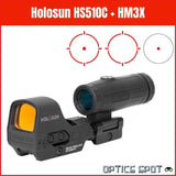 Holosun 510C + Aumentador HM3X 