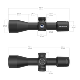 Vector Optics Veyron 10x44 SFP visor de rifle compacto 