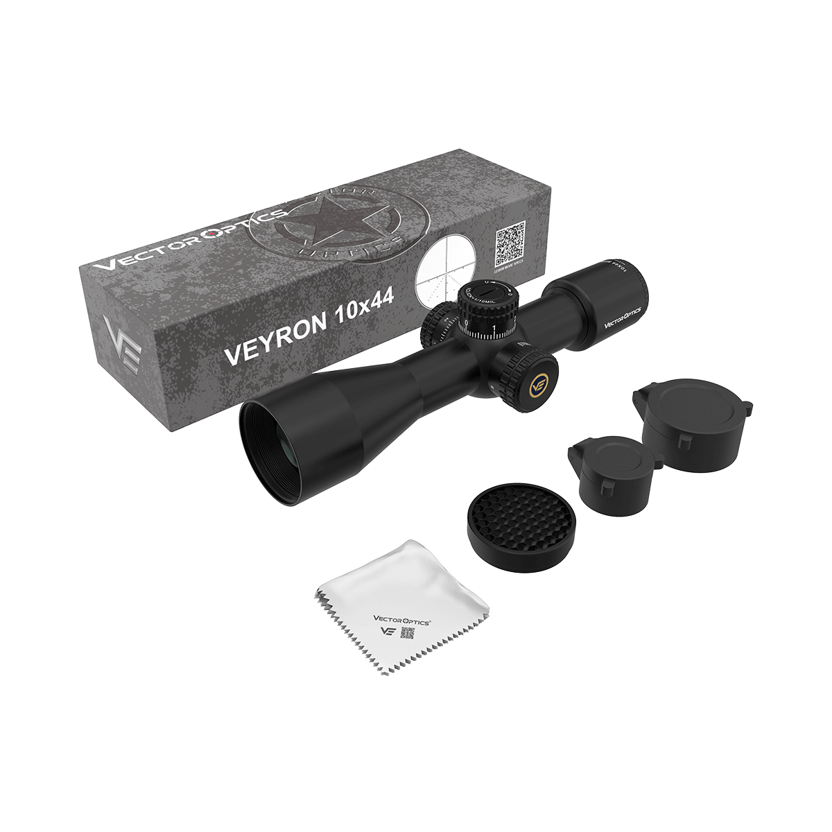 Vector Optics Veyron 10x44 SFP visor de rifle compacto 