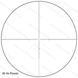 Vector Optics Veyron 4-16x44 IR Alcance de rifle iluminado de primer plano focal 