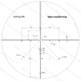 Vector Optics Veyron 6-24x44 IR Primer Plano Focal Iluminado visor de rifle 